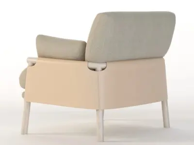 EJ 880 Savannah Erik Jorgensen Armchair By Monica 3D model