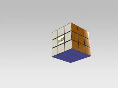 Rubiks Cube Free 3D model