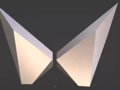 mahindra new twin peak logo non coloured Free 3D model