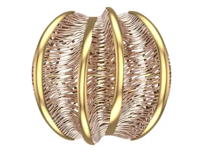 fusion ring 3dm and stl files are machine ready R08 3D print model