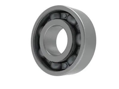 6204-2RS Ball Bearing 3D model