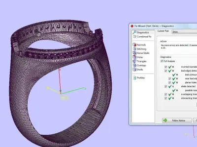 Pasqualo Bruno Sisso ring  3D print model