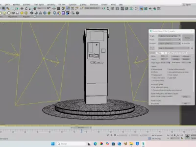 PARKING TERMINAL Low-poly 3D model