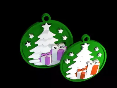 Christmas Tree ornament 3D print model