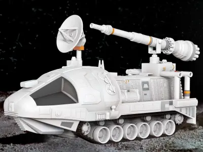 Space 1999 Alpha Laser Tank 3D print model