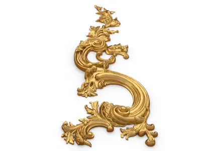 Classic decor ornament 291 3D model purchase