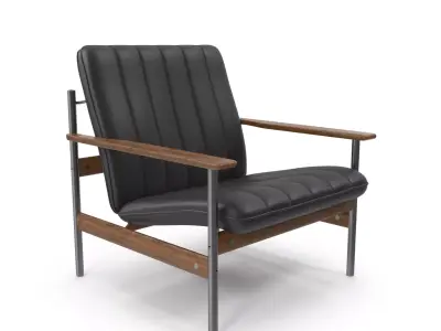 Norwegian Lounge Chair Low-poly 3D model