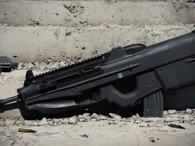 F2000 Low-poly 3D model