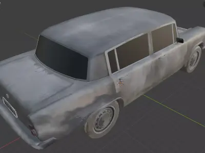 tiara car Low-poly 3D model