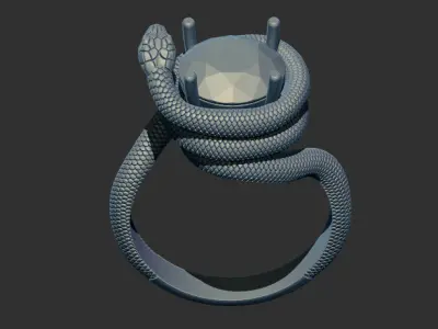 Snake Ring 34241 3D print model