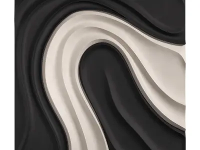 Wall Decoration Modern Wooden Wall Art 3D model