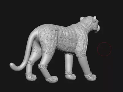 Cheetah 3D print model