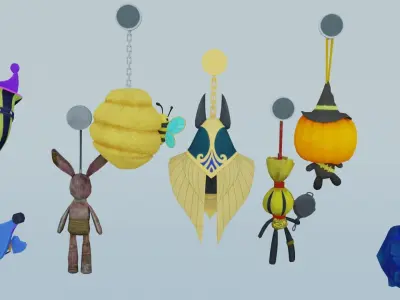 Ornament Anubian Terror Psychic Scarecrow Drop the Bass Beehive 3D model