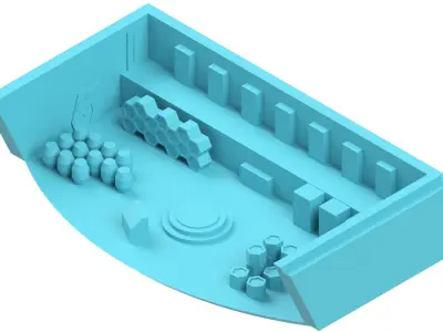 USS Voyager Interior Rooms Free 3D print model