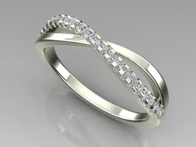 Band Ring 3D print model 67