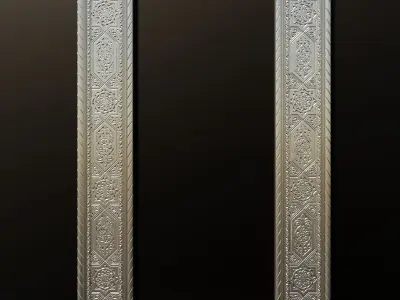 Moroccan frame mirror rg10 3D model