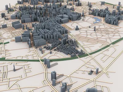 Liverpool City 3D model