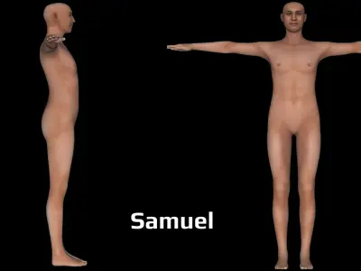 Pack Kit Human v1 Low-poly 3D model