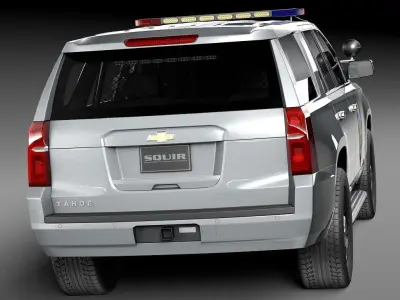 Chevrolet Tahoe PPV 2015 NYPD 3D model