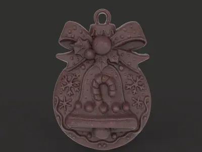 christmasbell cookie decor 3D print model