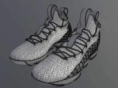 NIKE LEBRON JAMES 15 SHOES PBR Low-poly 3D model