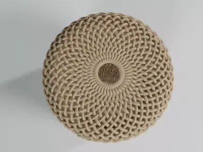 WICKER BASKET08 3D model