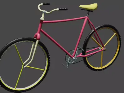 DESIGNED  BICYCLE  3D model