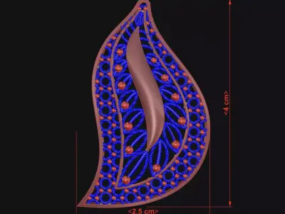  Luxury Statement Necklace for Timeless Style 3D print model