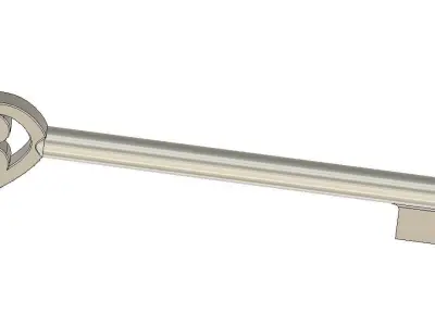 KEY pendant cake decoration Free 3D print model