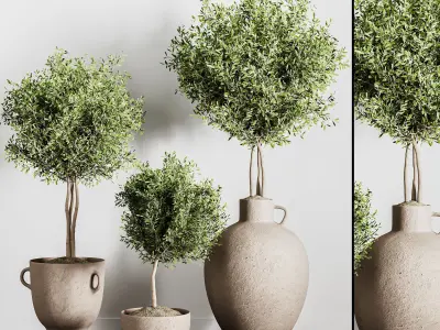 indoor plant stant 47 3D model