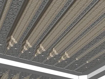 Islamic Ceiling 2 Design 3D model 3D model