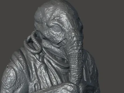 PROMETHEUS ENGINEER - COVENANT SPACE JOCKEY Aliens Fireteam STL 3D print model