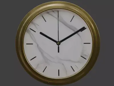 Wall Clock 3d Model 3D model
