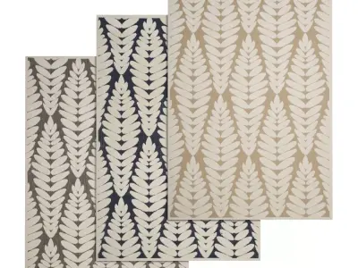 Rug Set 2397 3D model