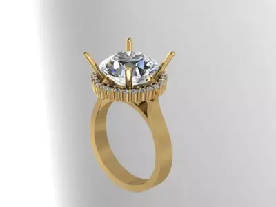 Women ring for daily use Free 3D print model