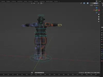 Mission soilder Low-poly 3D model