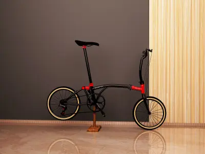Brompton CHPT3 Edition Low-poly 3D model