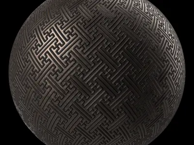 Metal Materials 56- Metal panels By Painting - Pbr 4k Seamless Texture
