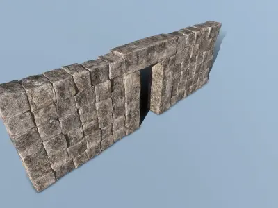 Stone Asset  Low-poly 3D model