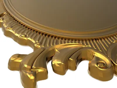 carved frame 3D model