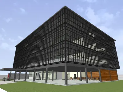 Box office 3D model