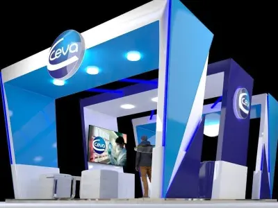 Triple arch stand 3D model