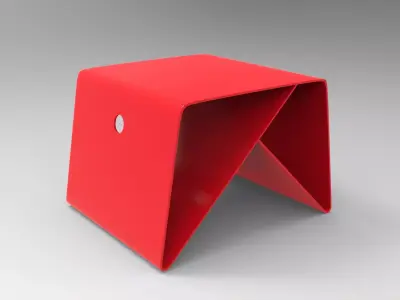 T4 Small Table Low-poly 3D model