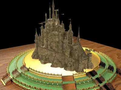 Castle 3D model 4