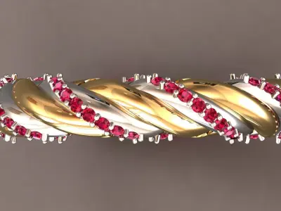 Twist ring 3D print model purchase