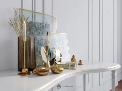 Decorative set 09 3D model