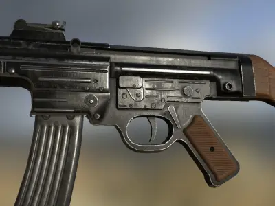 StG-44 Sturmgewehr-44 MP-44 Low-poly 3D model