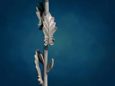 Daisy Gerbera sculpture 3D print model