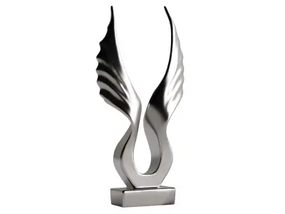 Decorative Abstract Sculpture 04 3D model