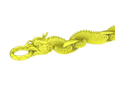 A5693 Dragon Bracelets 3D print model